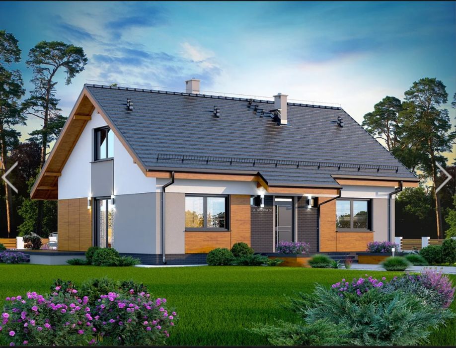 "Projekt domu SANTIA BIS-L – gotowy, oryginalny zestaw!