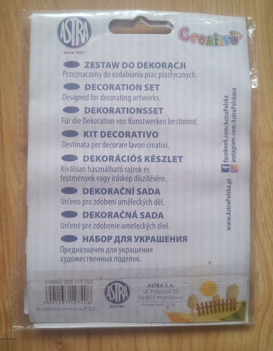 Naturalne sznurki dekoracyjne Rustykalne sploty Astra