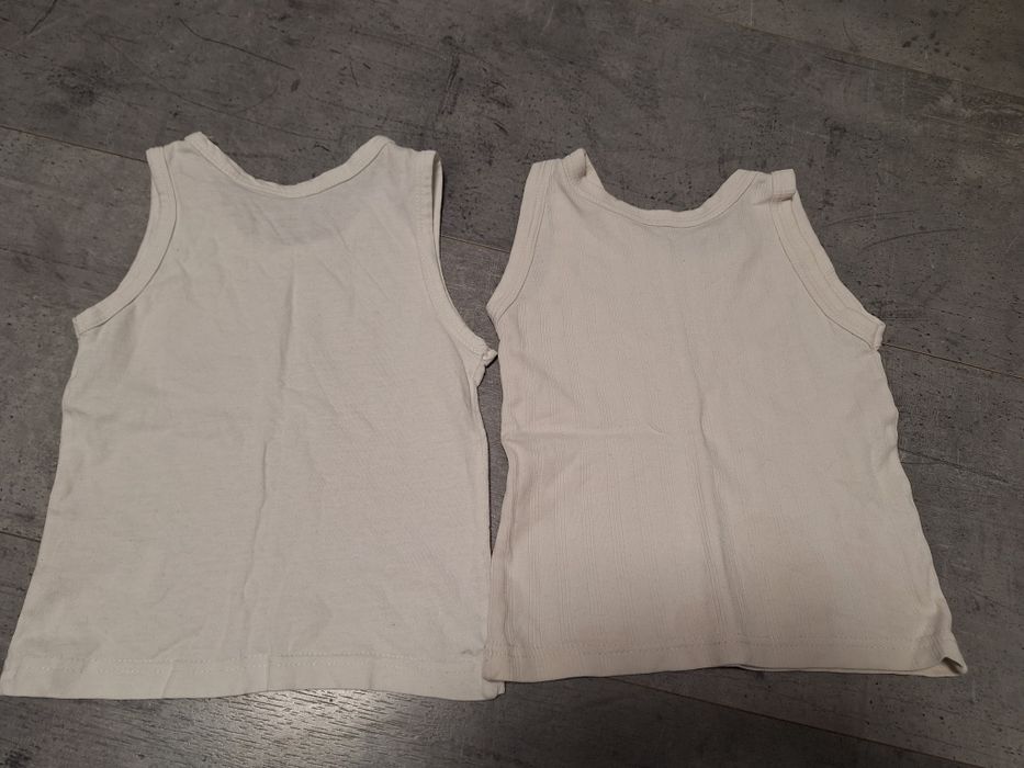 2 podkoszulki dziecięce rozm. 86 cm
