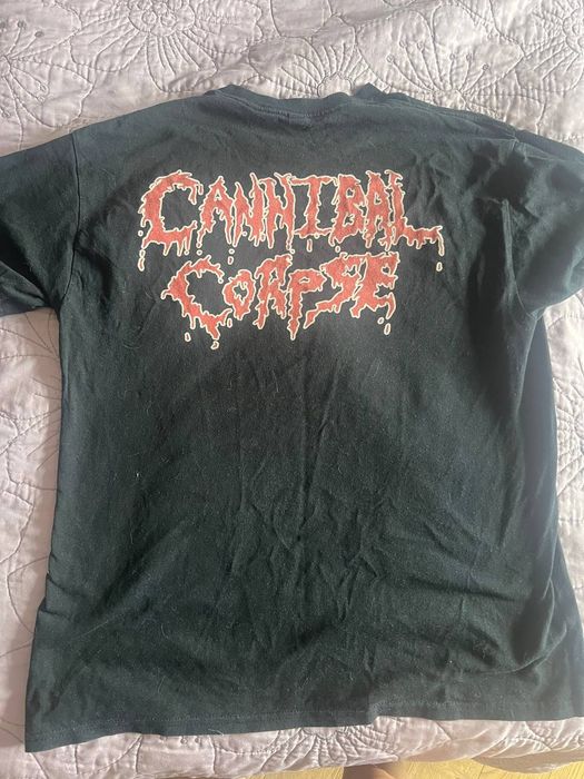 Метал футболка с группой cannibal corpse