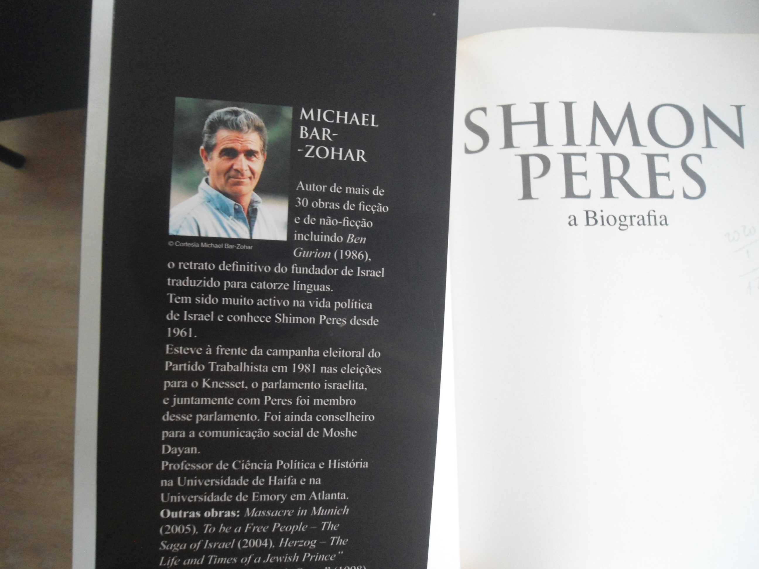 Shimon Peres - A Biografia por Michael Bar-Zohar