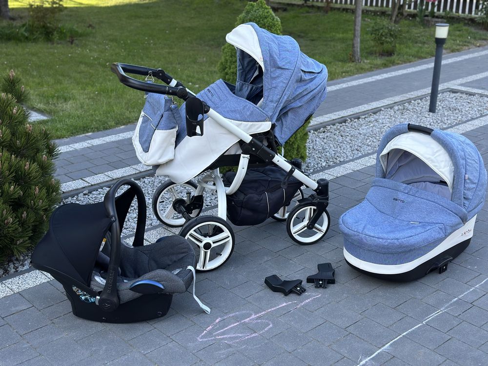 Wózek Bebetto Luca s line 2w1 / opcja 3w1