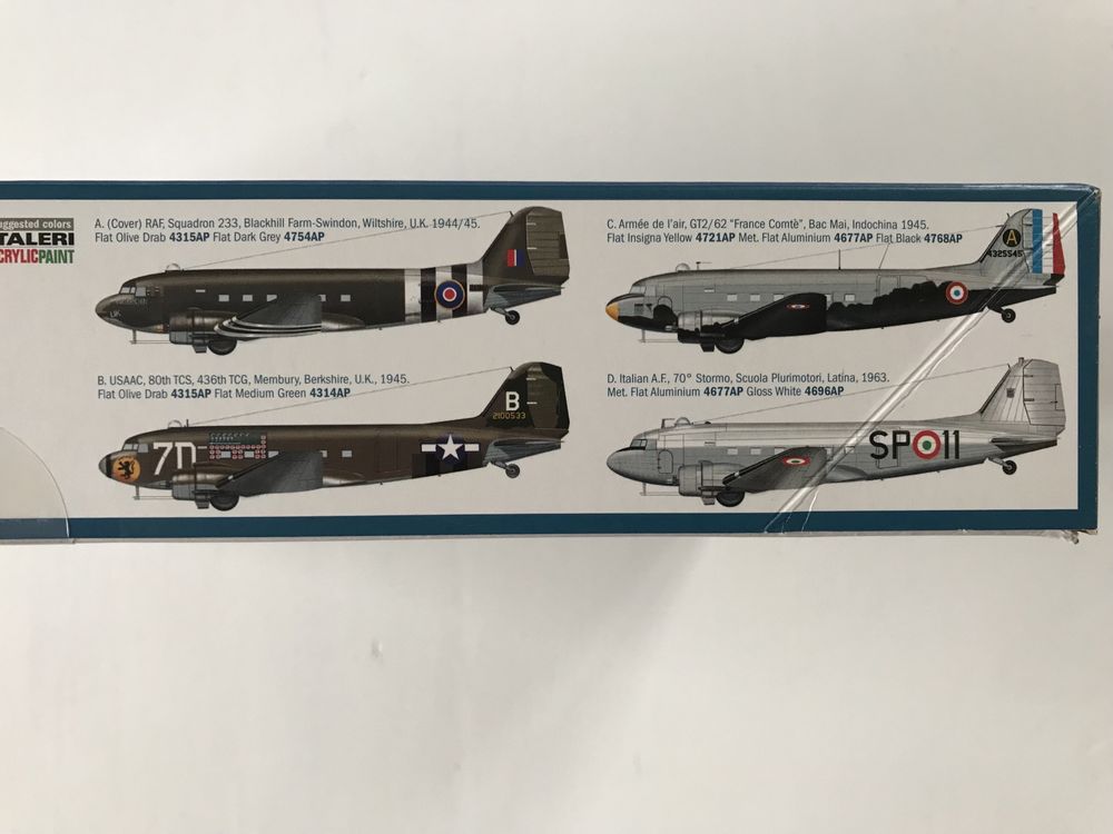 Samolot C-47 Skytrain Dakota Mk.lll model Italeri 1338