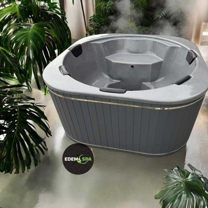 Спа купіль на дровах. Чан з пічкою. Холодна та гаряча купіль. Виробник