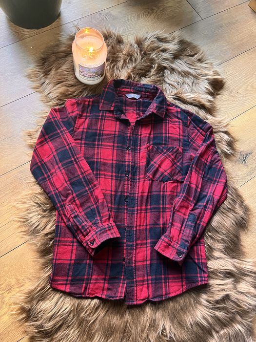 Czerwona koszula w czarna krate chlopieca r.152 Primark r.152