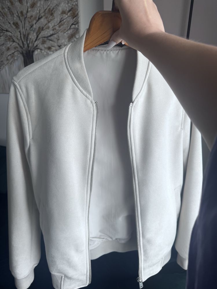 Замшевий бомбер куртка зара zara чоловічий S