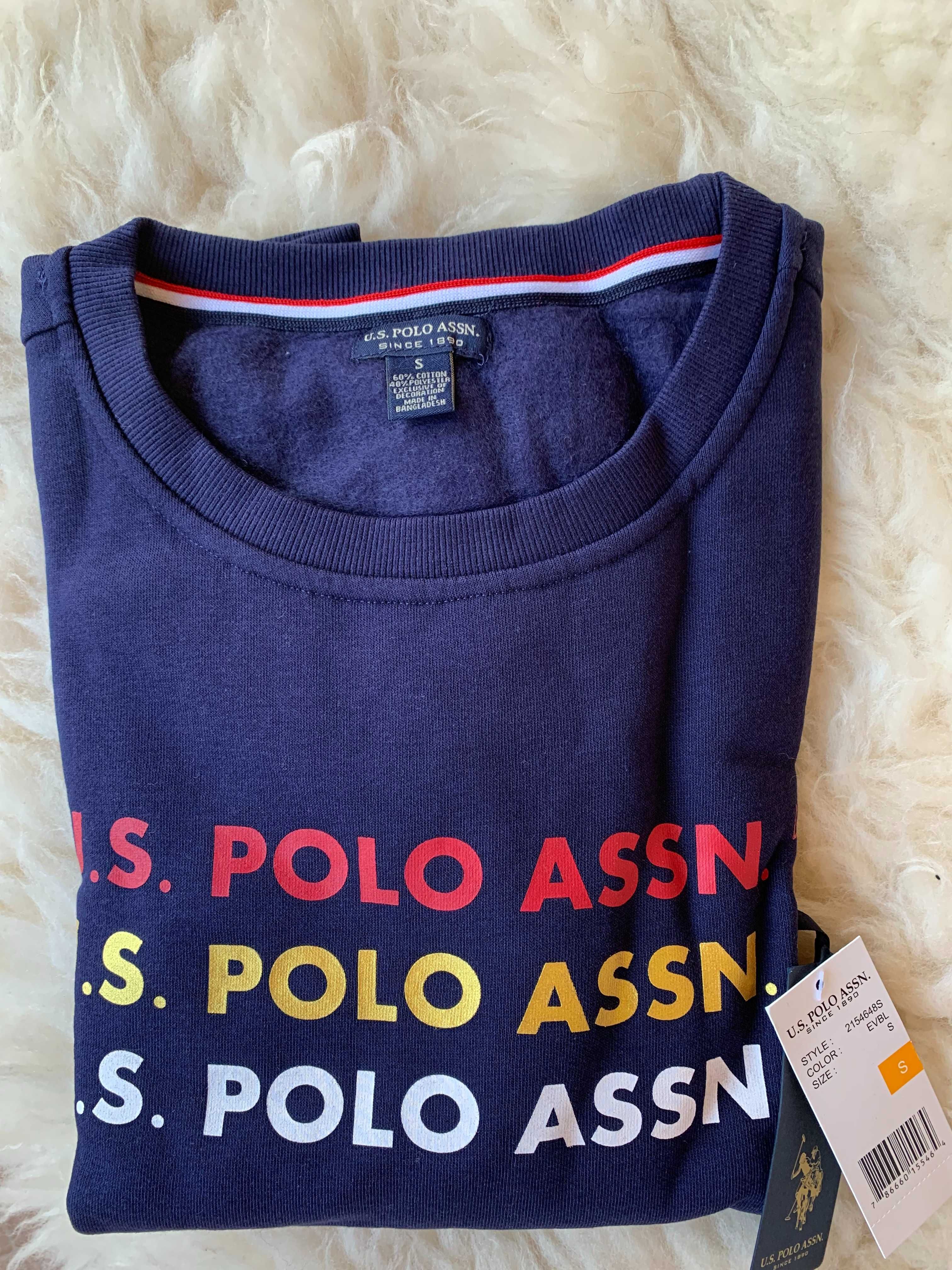 Світшот, толстовка U.S. Polo ASSN (оригінал) фліс L, XL