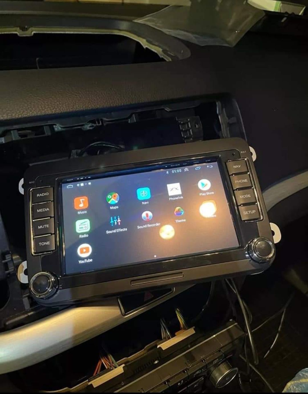 Rádio Android 12 com GPS SEAT LEON + Moldura própria (Artigo Novo)