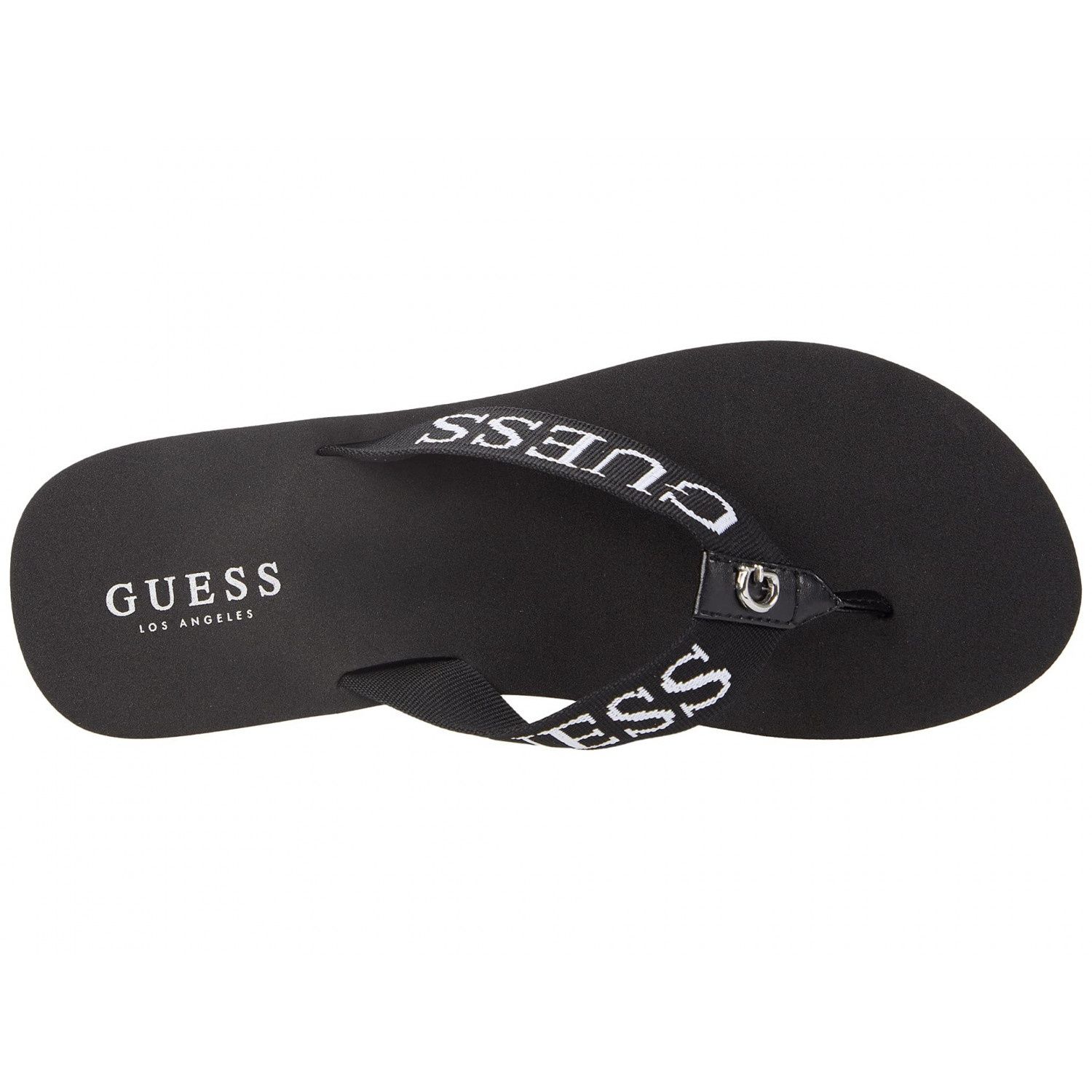 GUESS оригинал. Шлепки вьетнамки слайды чёрные 36 38.5 40 41