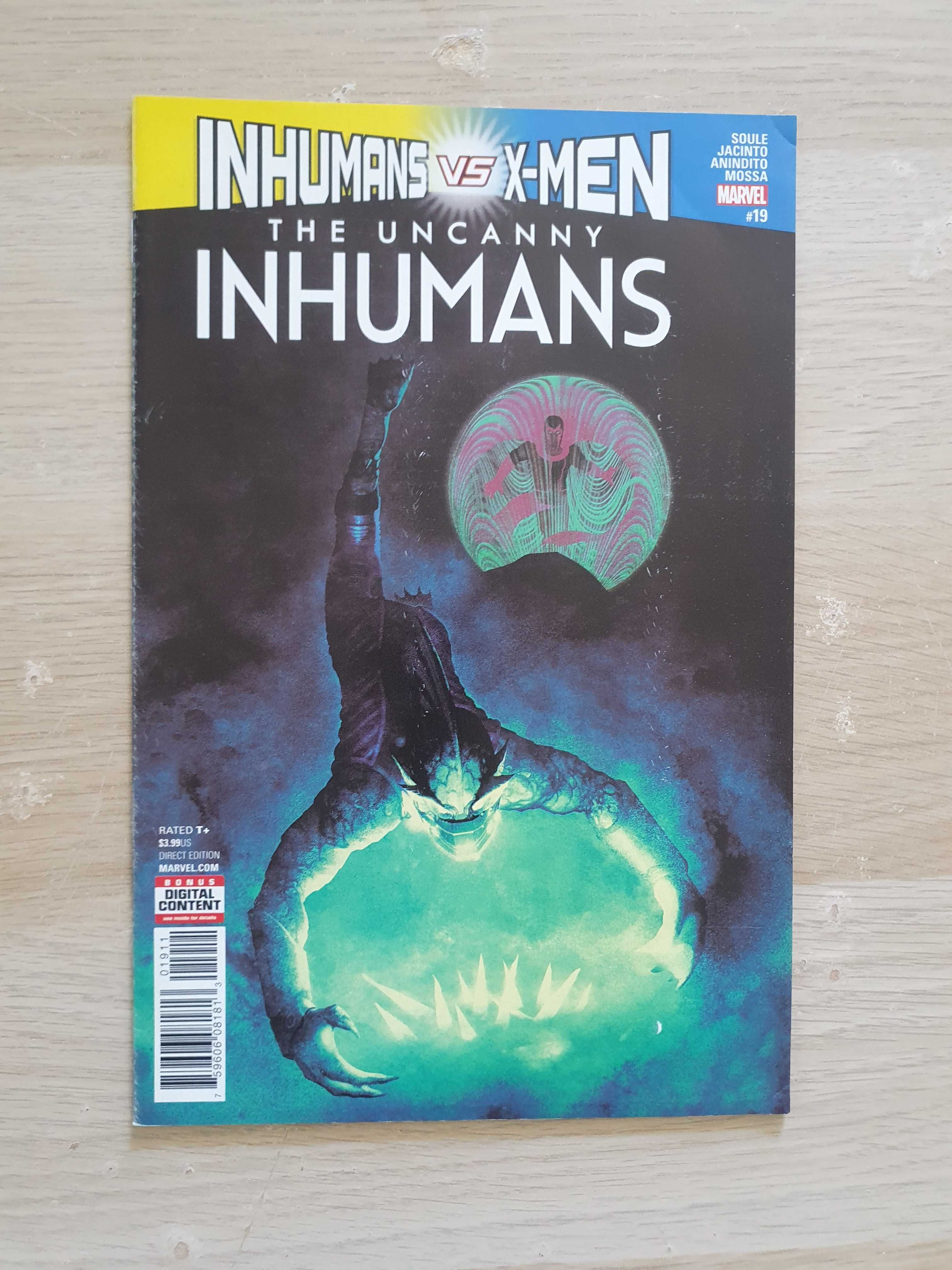 Uncanny Inhumans: 1, 8, 14-16, 19, 20; Annual: 1; Death of: 2 (ZM118)