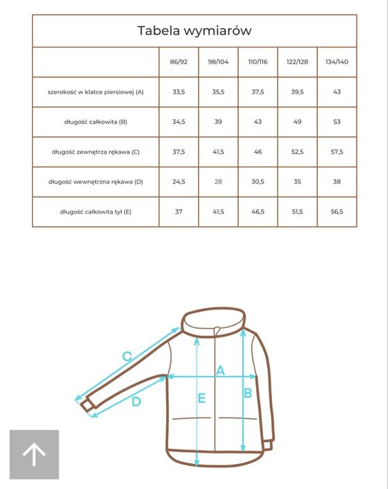 Strojmisie parka jesienna softshell, stan idealny, 110/116