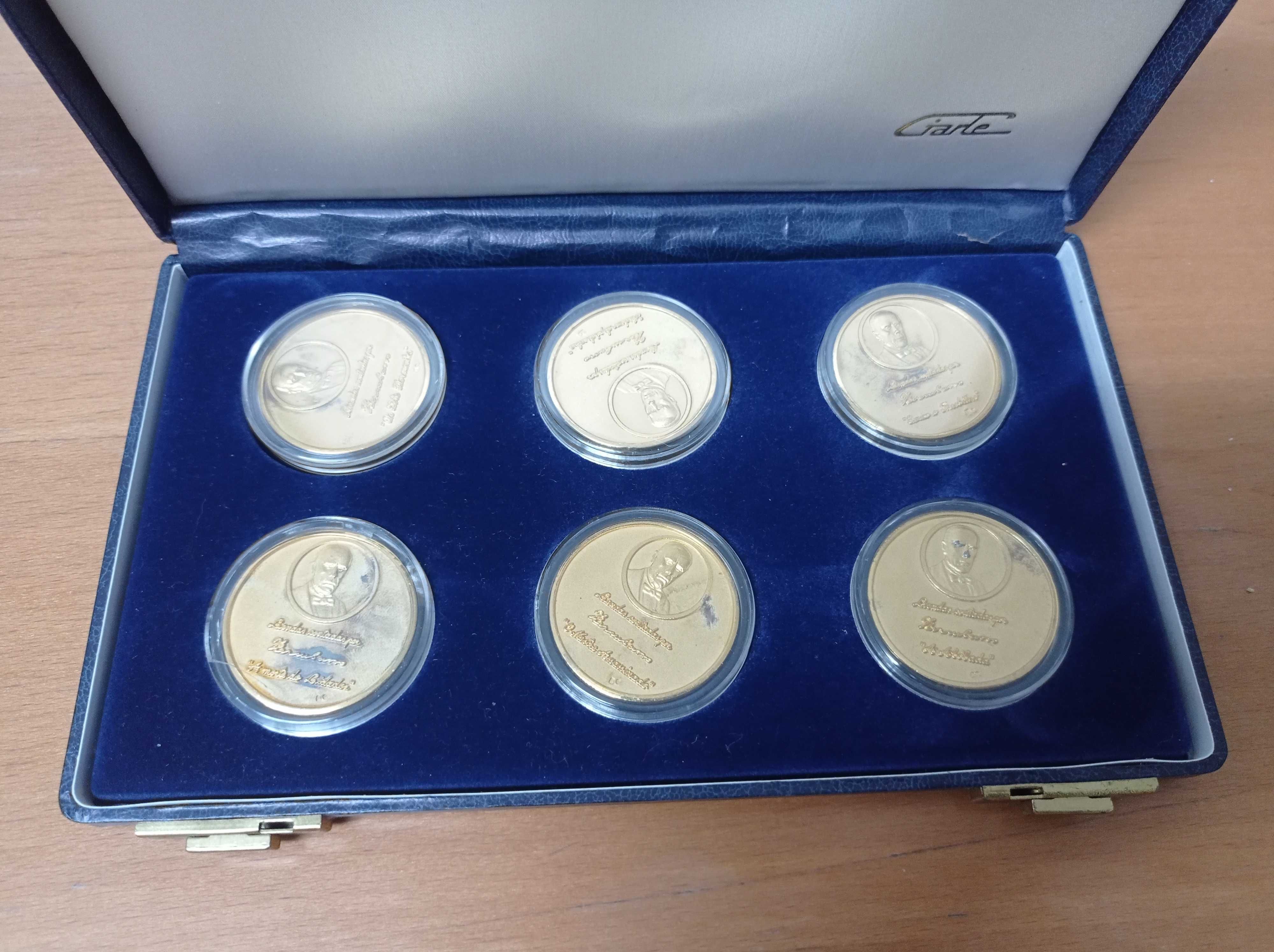 Medalhas em prata com banho a ouro 1993