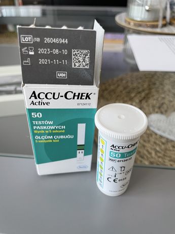 Oddam paski Accu Chek Active  test paskowy do glukometru ODBIOR OSOBIS