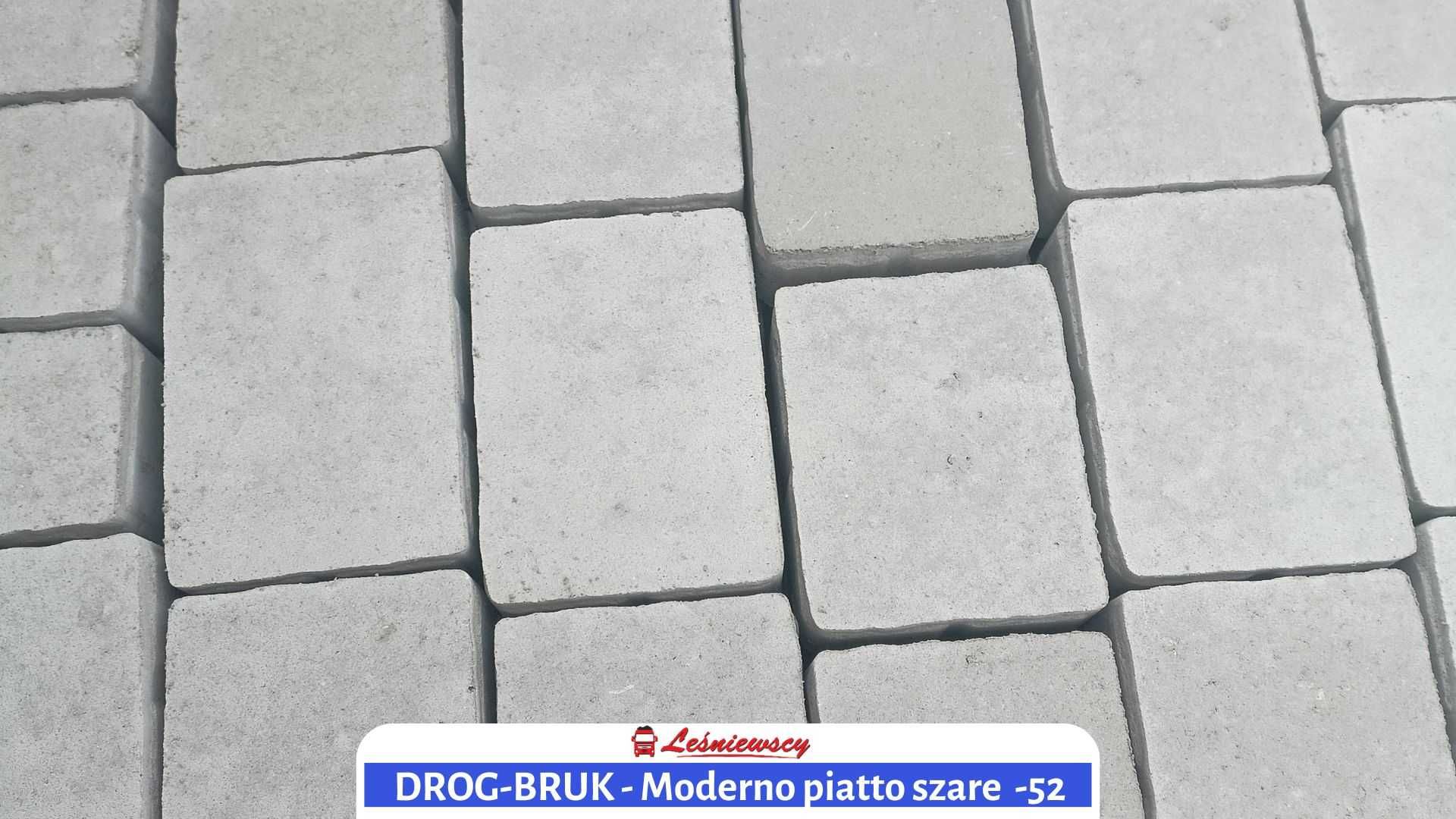 Moderno piatto szare 6 DROGBRUK, kostka brukowa , taras, podjazd