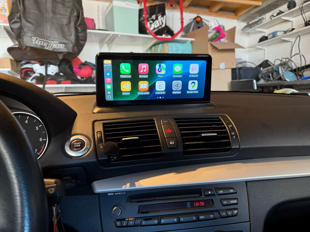 Radio BMW E81 E82 E87 E88 carplay android auto 8 CORE
