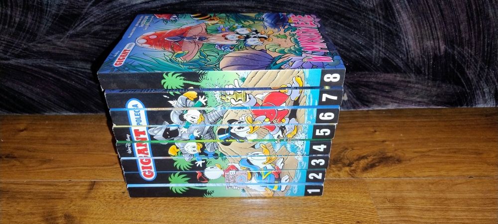 7622^5+ Komiksy Gigant Poleca rok 2022 zestaw 234-241 Donald stan bdb+