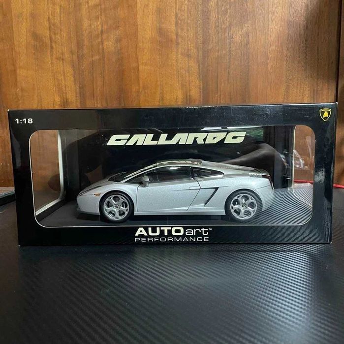 1/18 lamborghini gallardo 2003 silver (autoart)