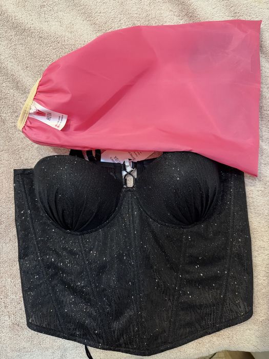 Вечірній блискучий корсет