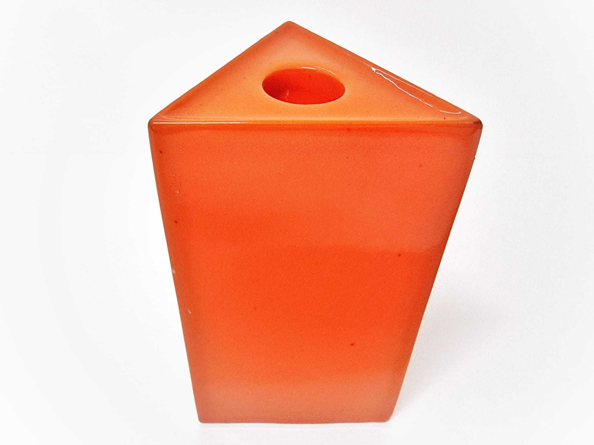 Vaso porta velas de cerâmica Franco Pozzi Space Age Italia anos 70