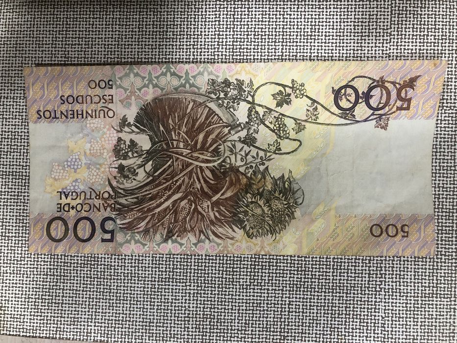 4 Notas de 500 escudos