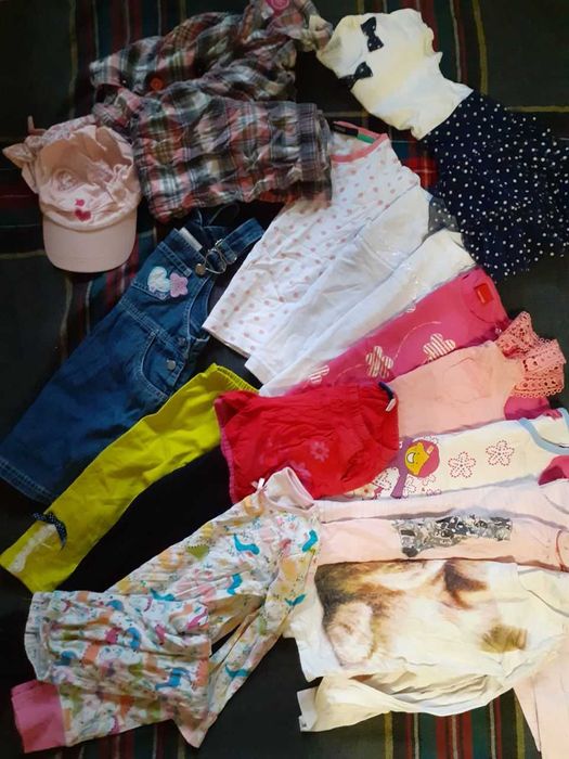 Пакет речей для дівчинки на 92-104 см