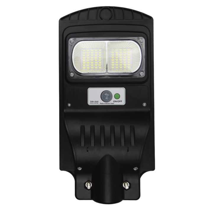 Сонячний LED світильник вуличний на стовп датчик 30/40/60/80/90/120Вт