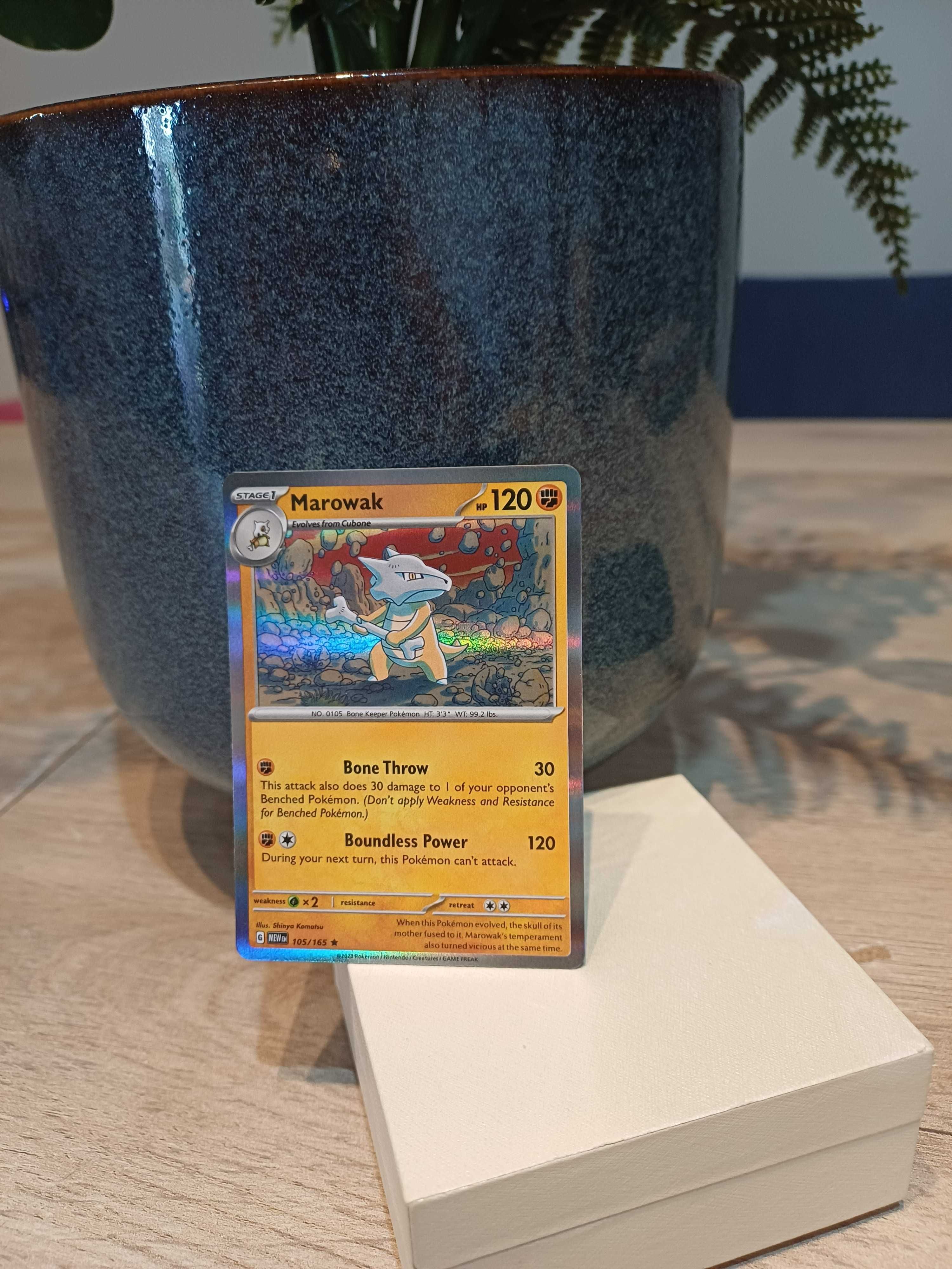 Carta Pokémon Marowak [Holo] #105