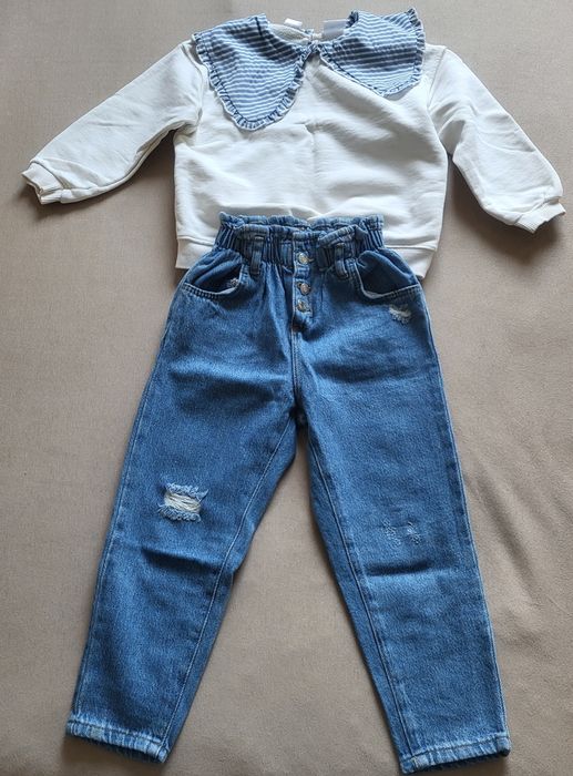 Zestaw Zara bluza roz. 110 spodnie Zara roz. 110