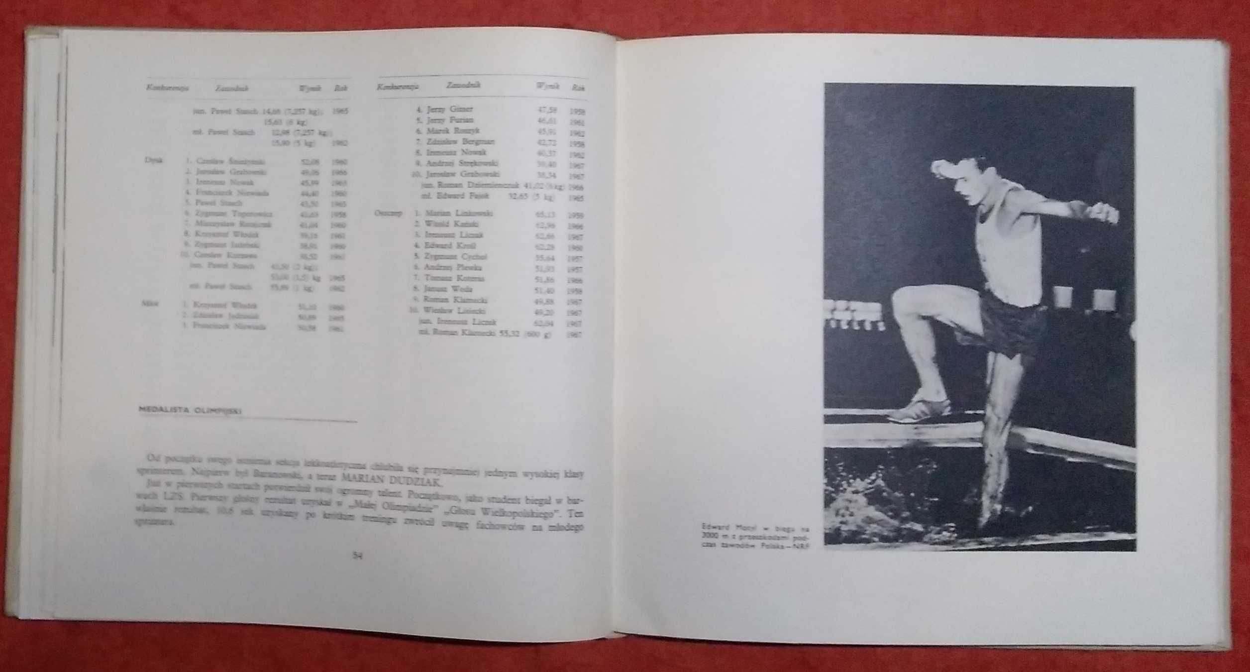 XX lat gwardyjskiego klubu sportowego Olimpia Poznań unikat 1968