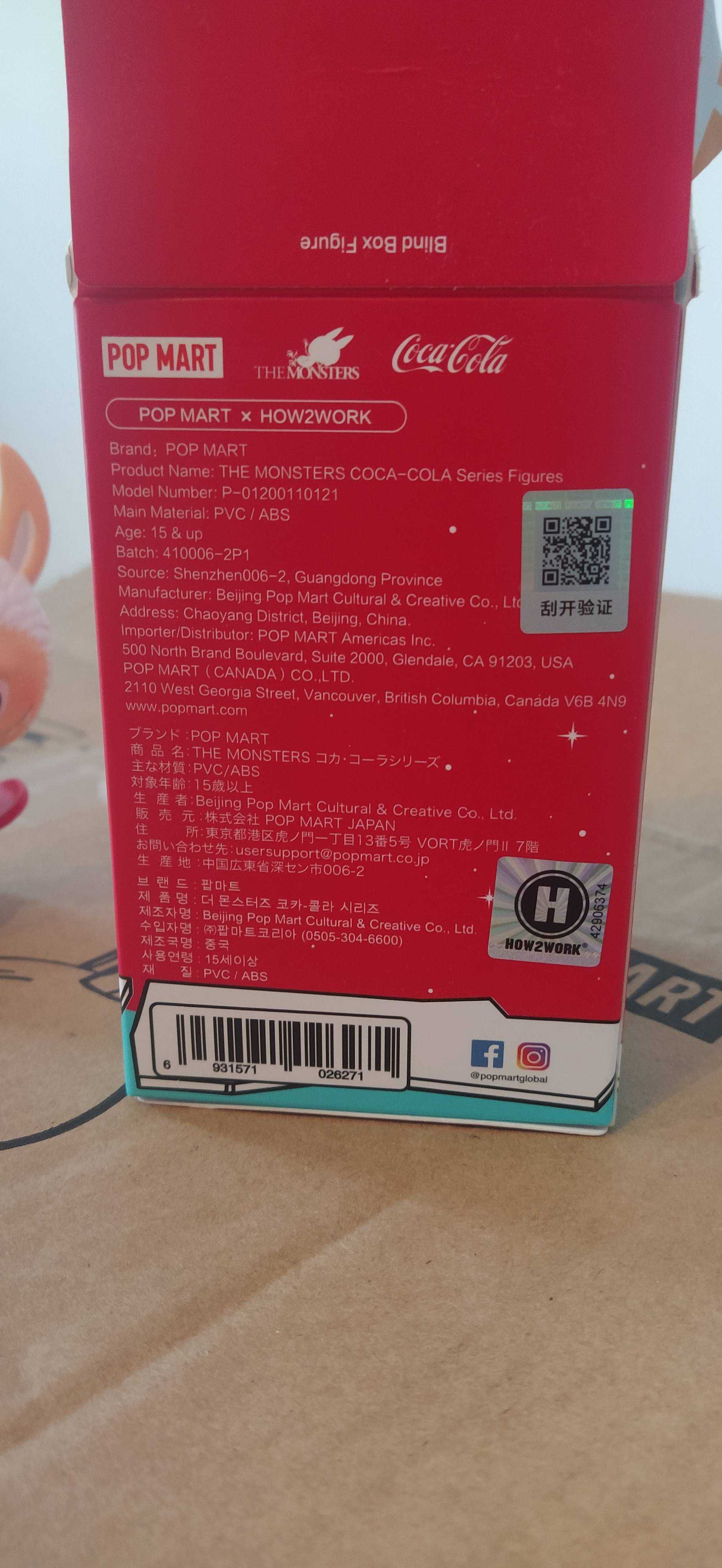 Figurka Labubu – The Monsters x Coca-Cola „Snowy Mountain”
