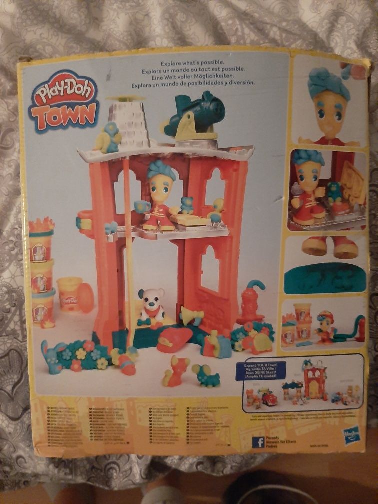 Duży zestaw play doh strażak