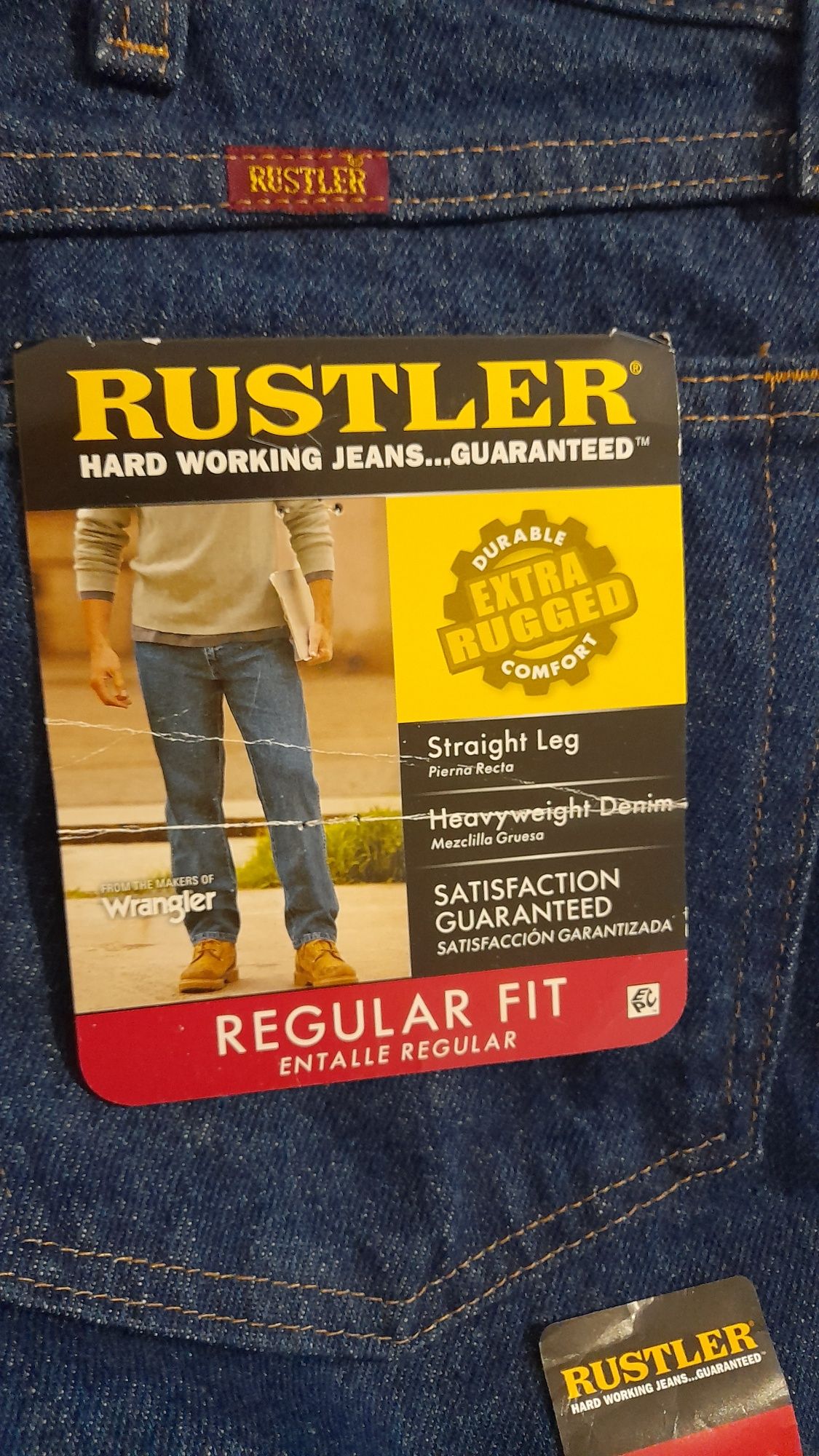 Джинси RUSTLER фірмові.
MADE IN