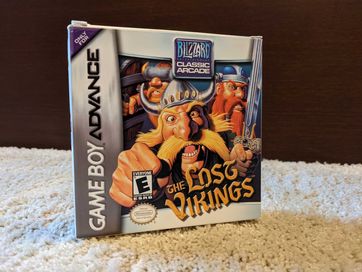 Blizzard The Lost Vikings Game Boy Advance - oryginał pudełko paragon