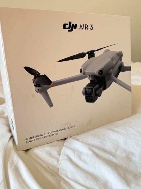 DJI AIR 3 FLY More Combo (DJI RC 2) - sem uso (BOX) - Garantia DJI