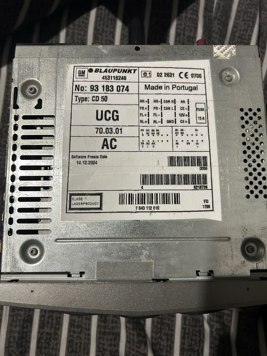 Автомагнитола Cd50 phone astra h, zafira b