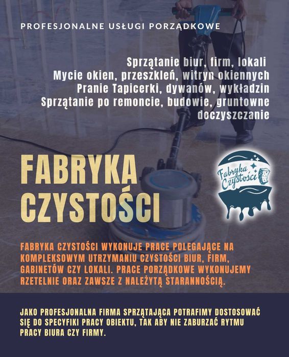 Sprzątanie biur, lokali i zakładów, domy i mieszkania – Łódź i okolice