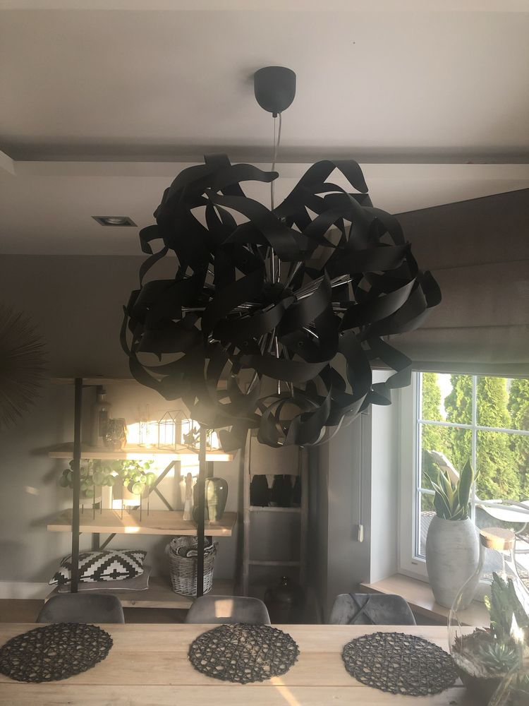 Lampa sufitowa ozdobna piękna średnica 90 cm