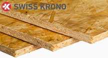 Плита влагостойкая ОСБ, OSB-3 Кроно 1,25 x 2.50м, 10мм (все размеры)