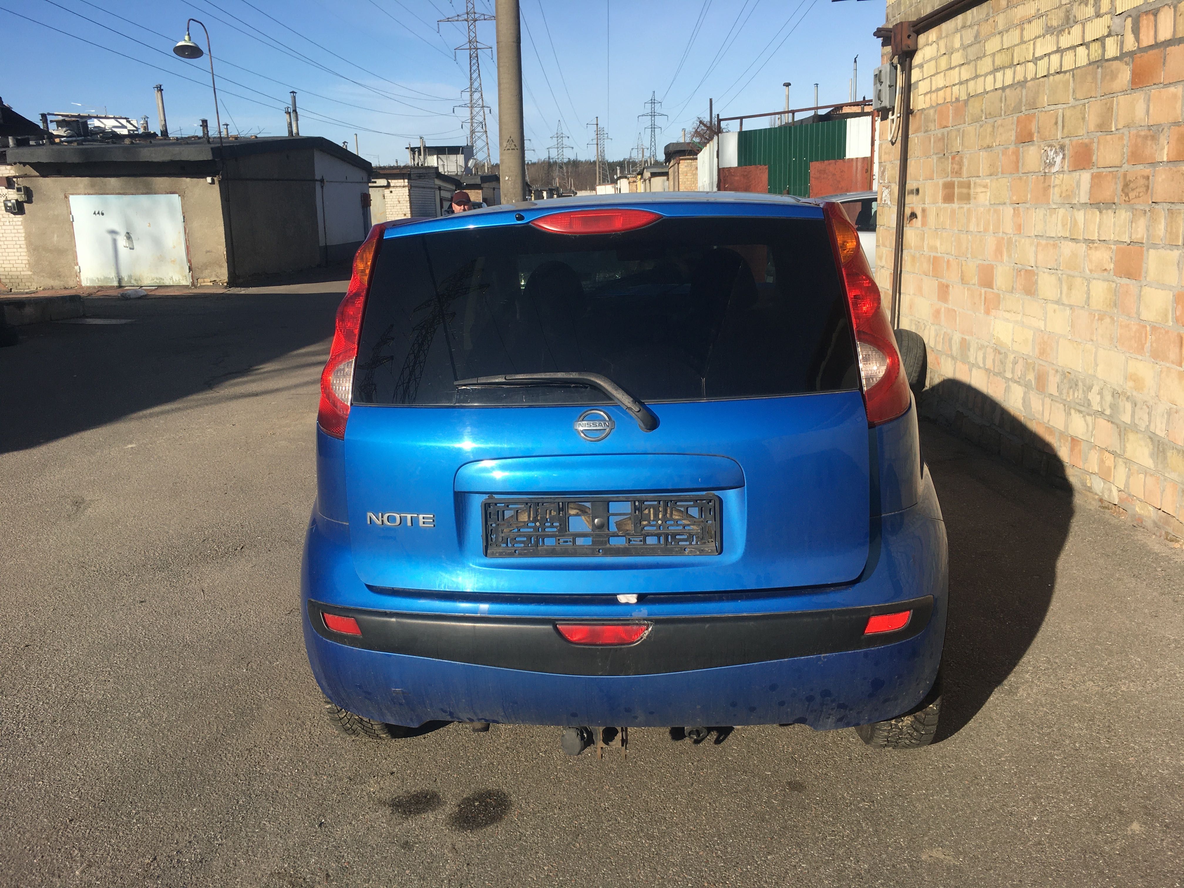 Разборка Nissan note 2007 гбо