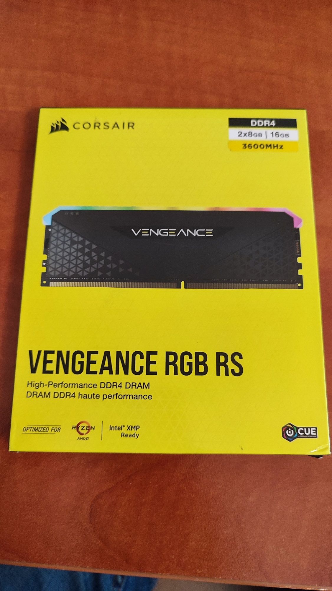 CORSAIR Vengeance RGB 16Gb 3600mfz.