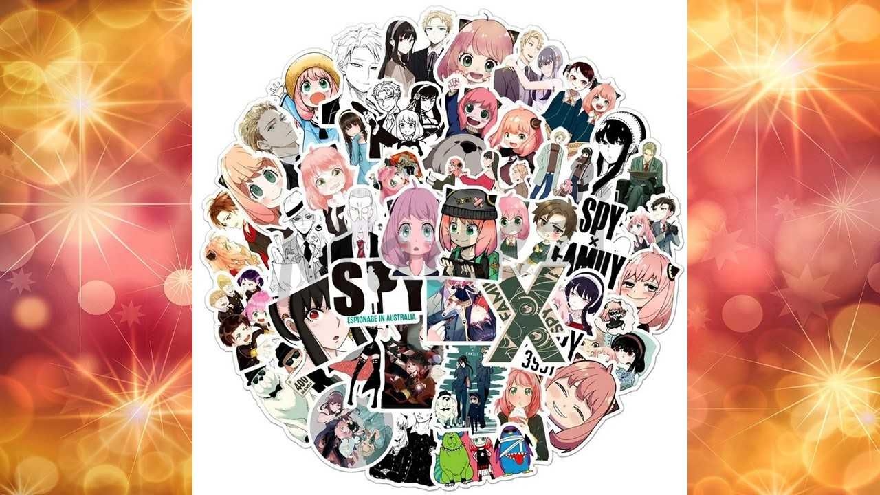 50szt Naklejek Naklejki Spy × Family Anime / manga Matowe ANIME MIX