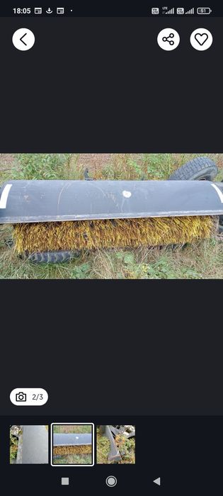 Szczotka zamiatarka odmiatarka kovaco hydrauliczna