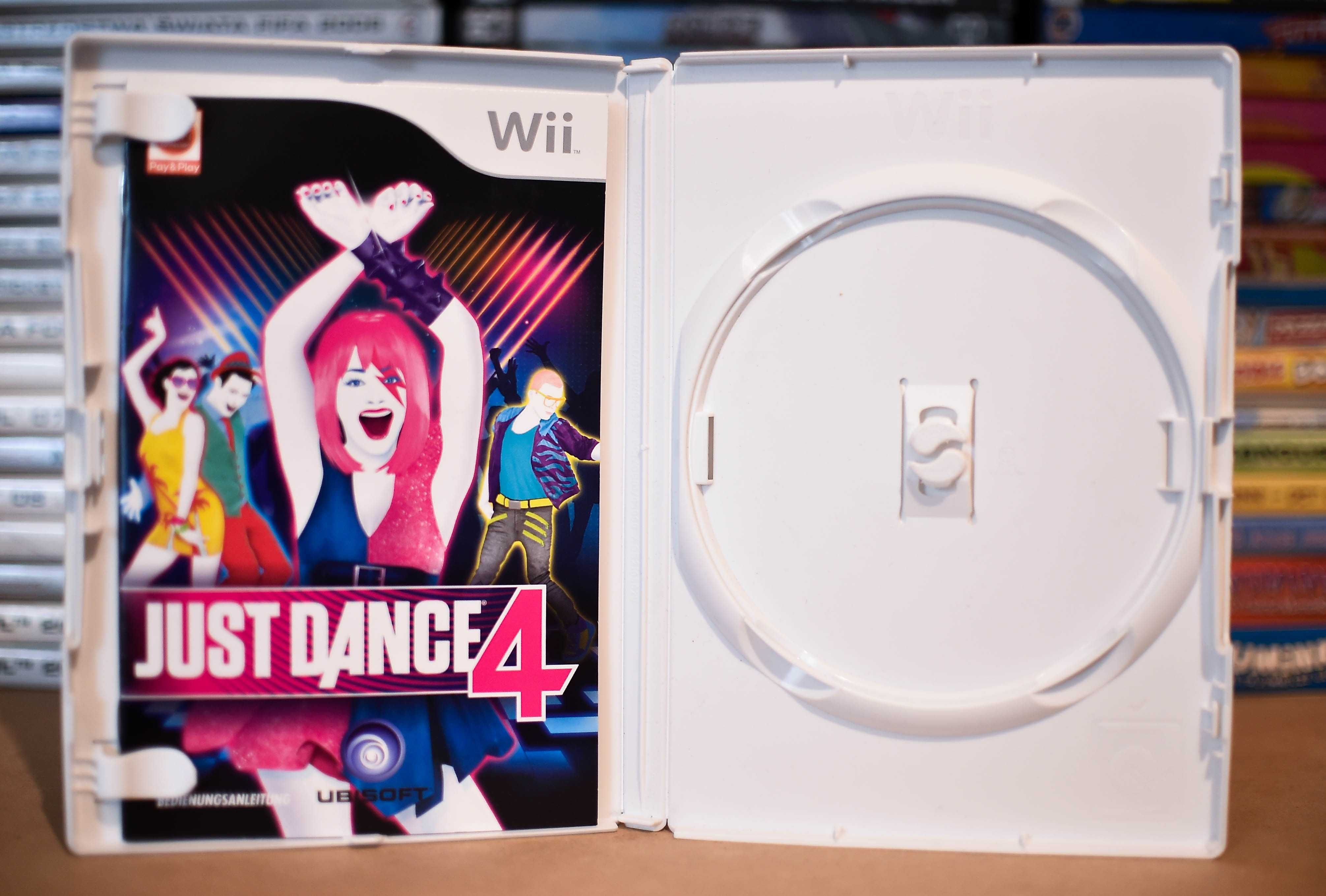 Pudełko z gry Wii Just Dance 4