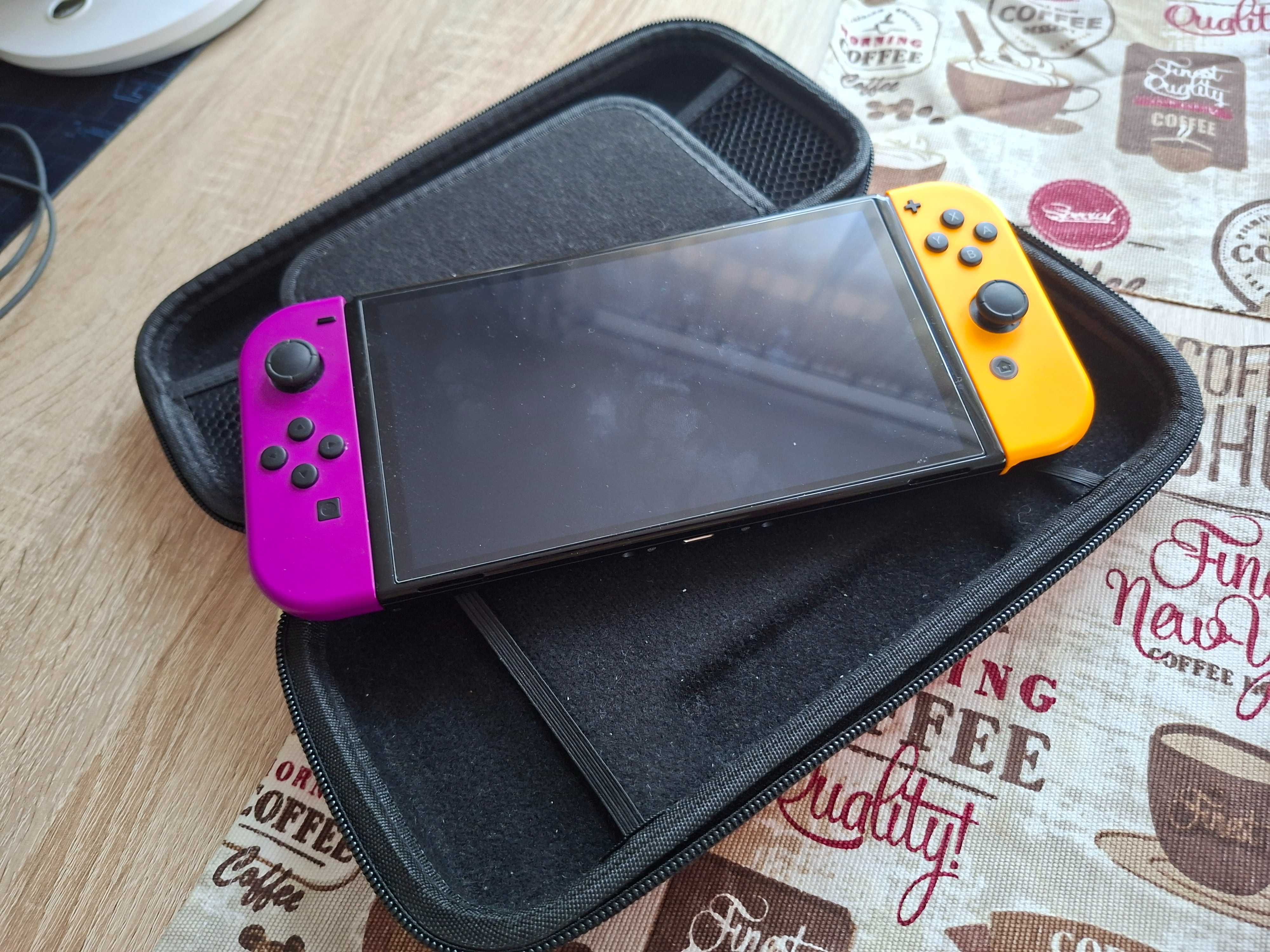 Nintendo switch oled wypasisona z mnistwem gier zamienię