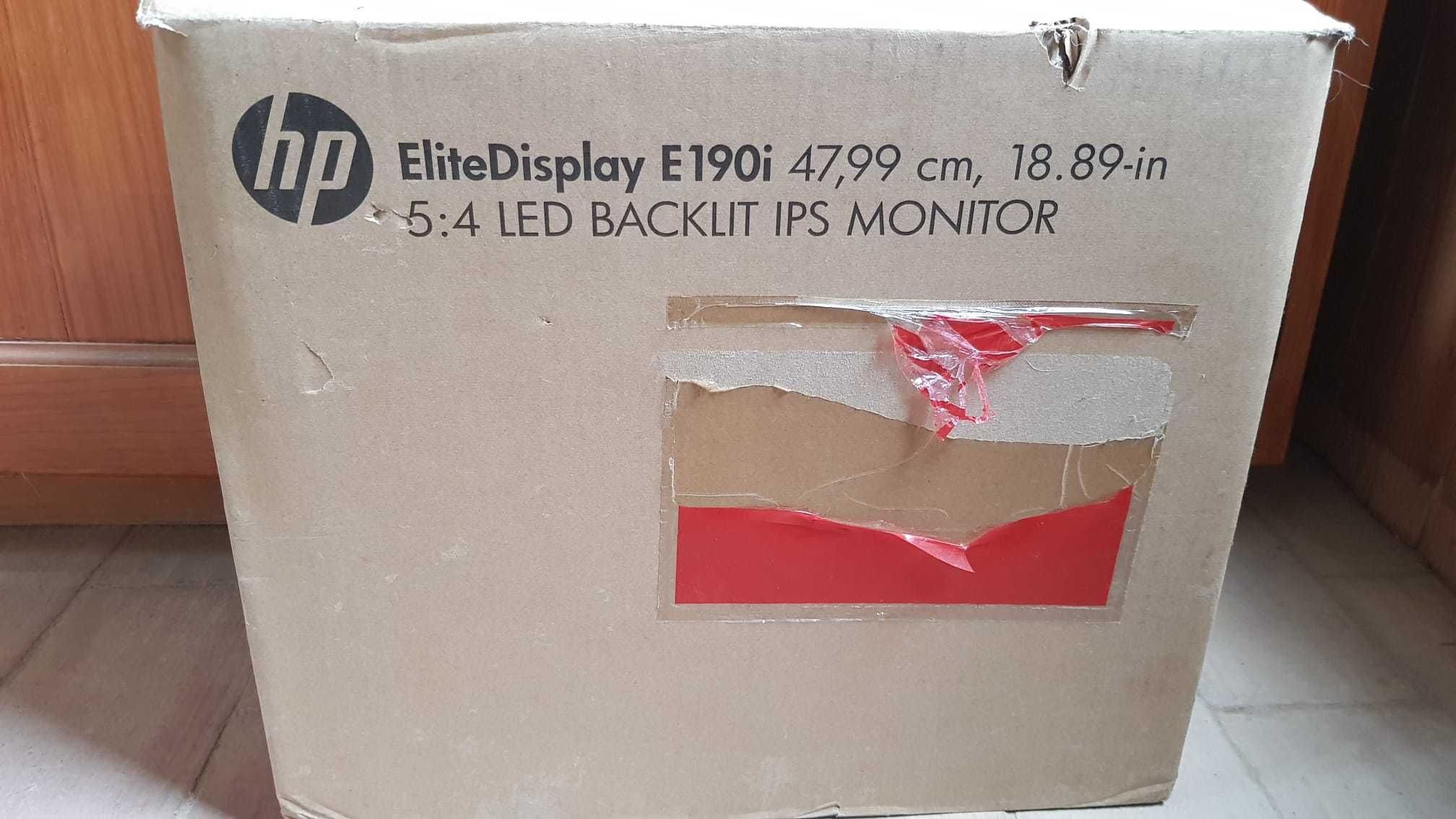 *Novo* Dentro da caixa * Monitor / Ecrã HP EliteDisplay E190i