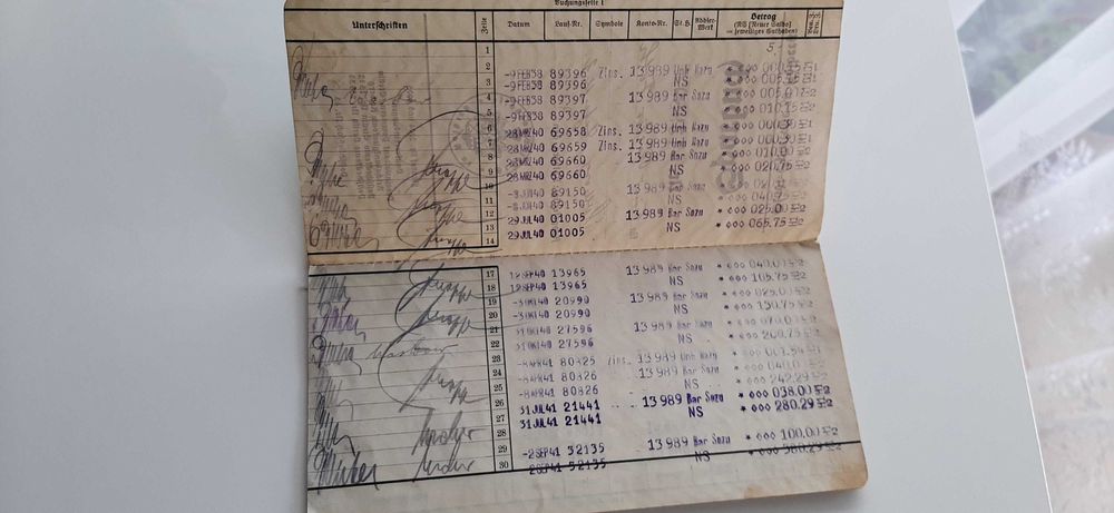 Germany KOLBERG Książeczka Oszczędnościowa rok 1938 pismo gotyk- RARE