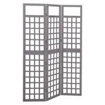 Vidaxl Parawan Pokojowy 3-Panelowy/Trejaż, Drewno Jodłowe, 121X180 Cm
