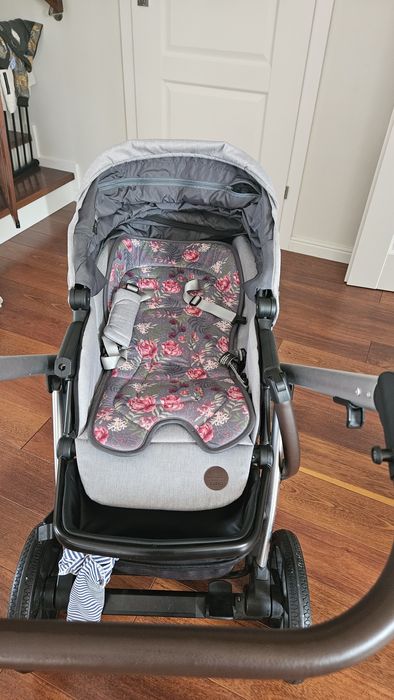 Wózek 2w1 baby design grey peony super stan