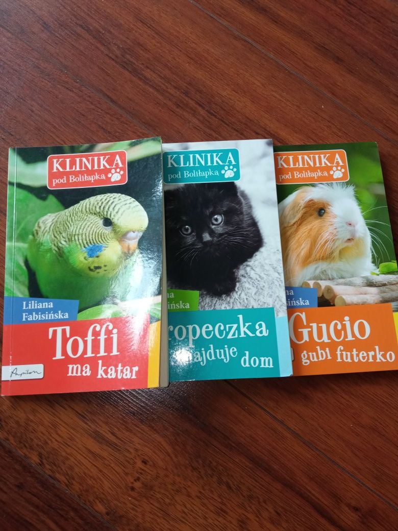Zestaw książek dla dzieci o zwierzętach