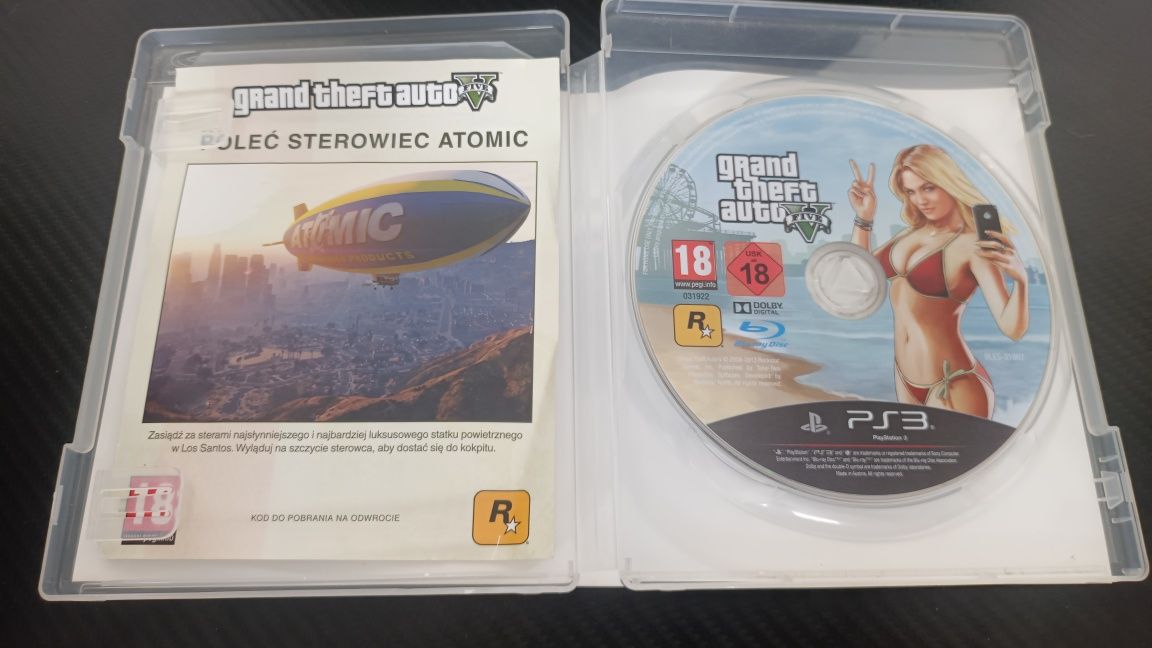 PS3 GTA V 5 PL .